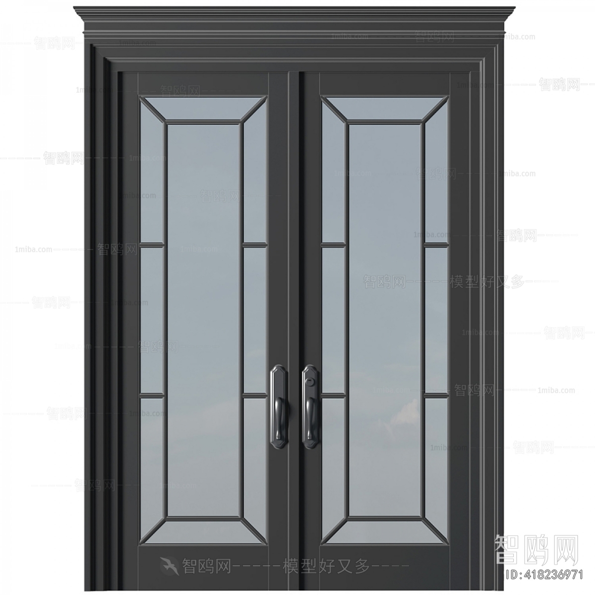 Simple European Style Entrance Door