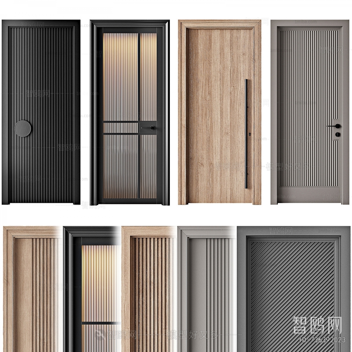 Modern Single Door