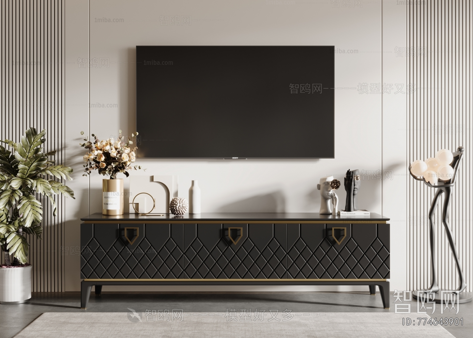 European Style TV Cabinet