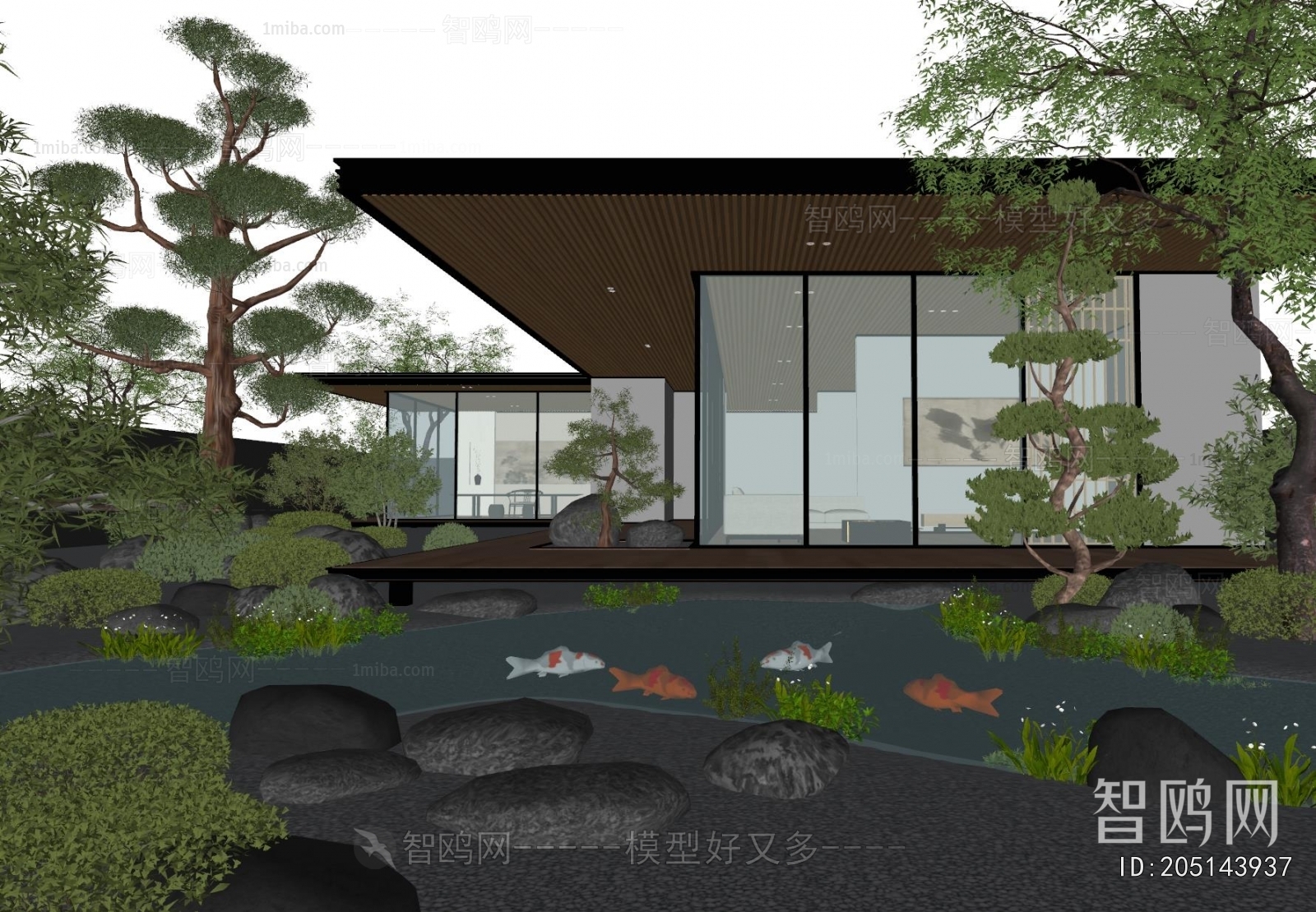 Modern Courtyard/landscape