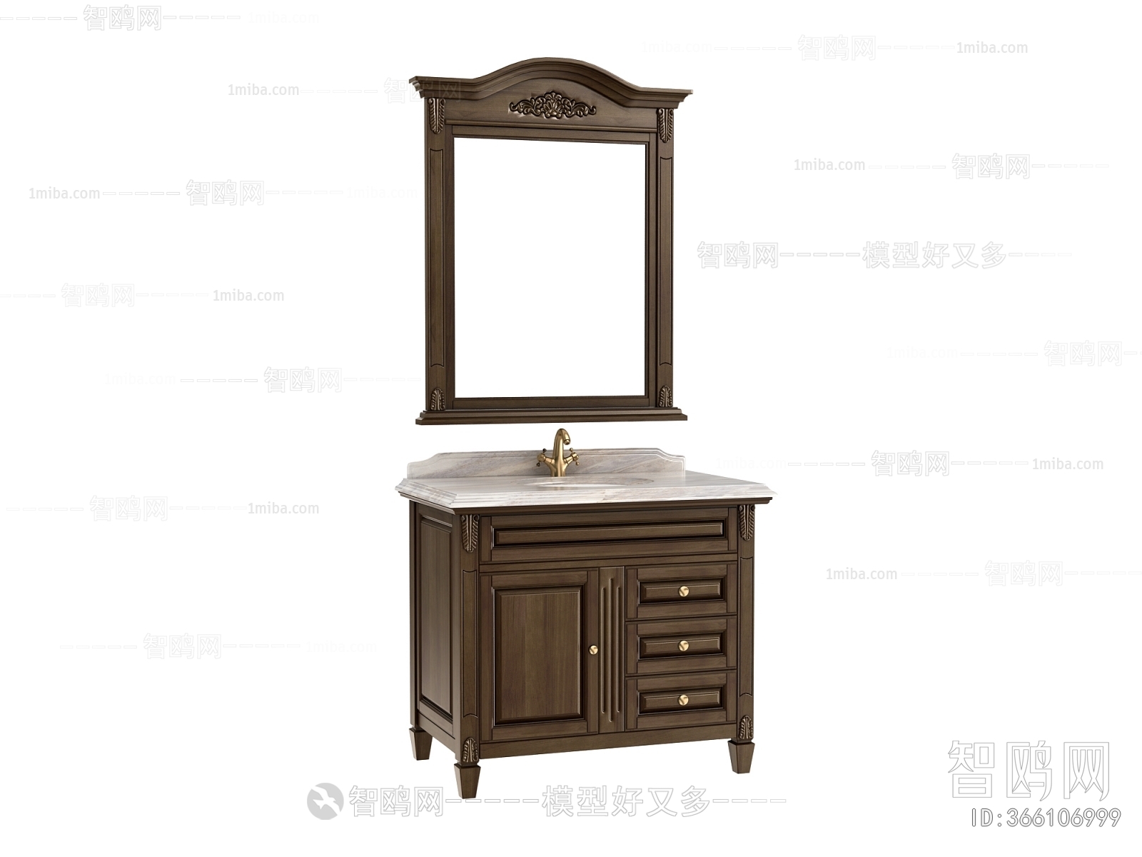 European Style Bathroom Cabinet