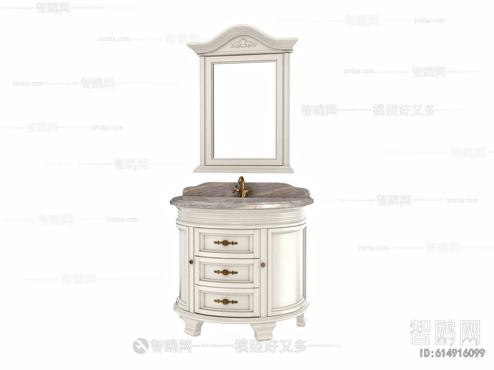 European Style Bathroom Cabinet