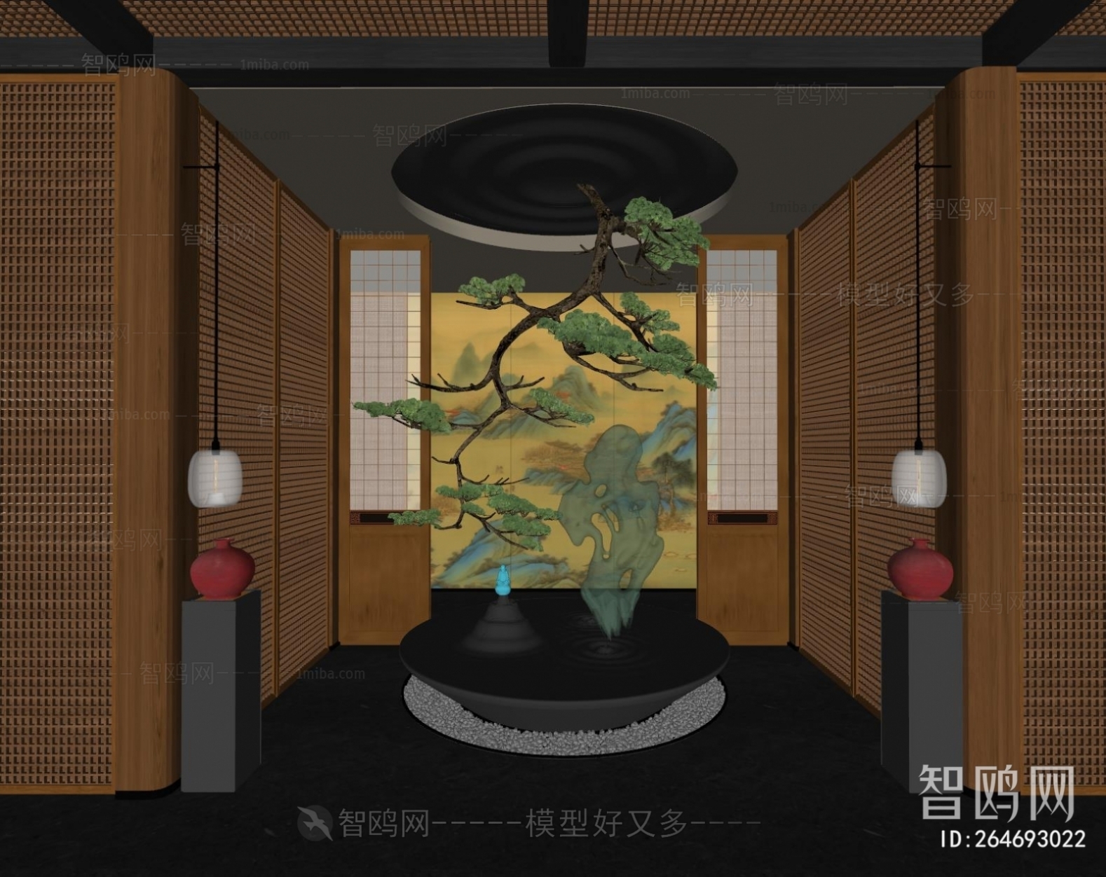 New Chinese Style Lobby Hall