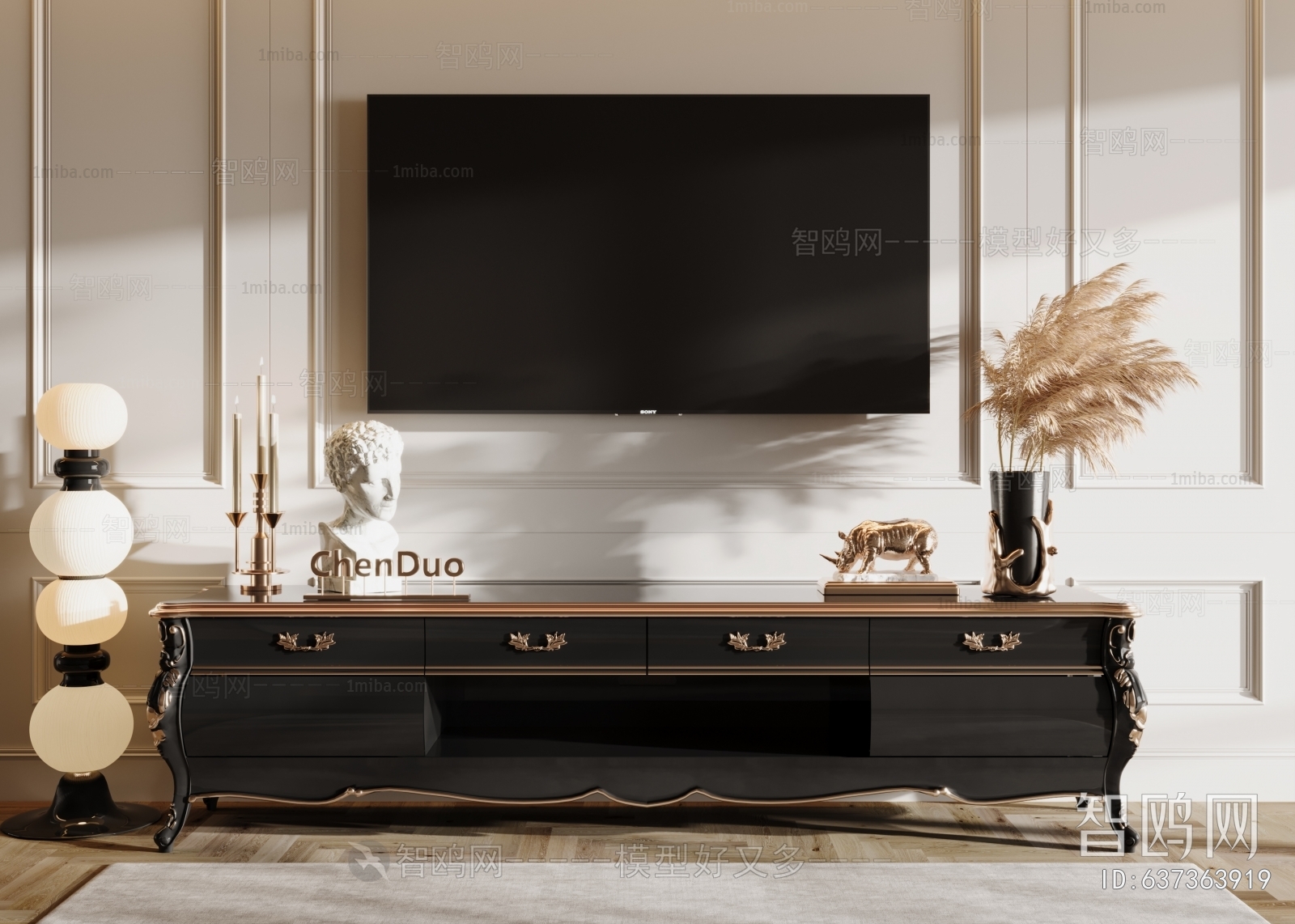 European Style TV Cabinet