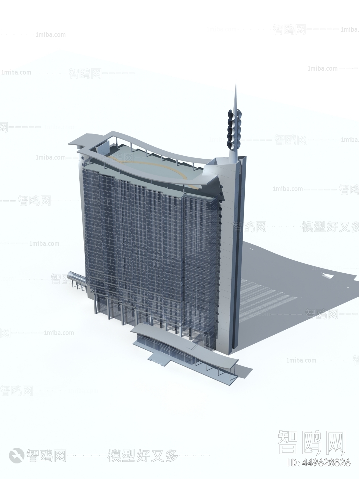 Modern Appearance Of Commercial Building