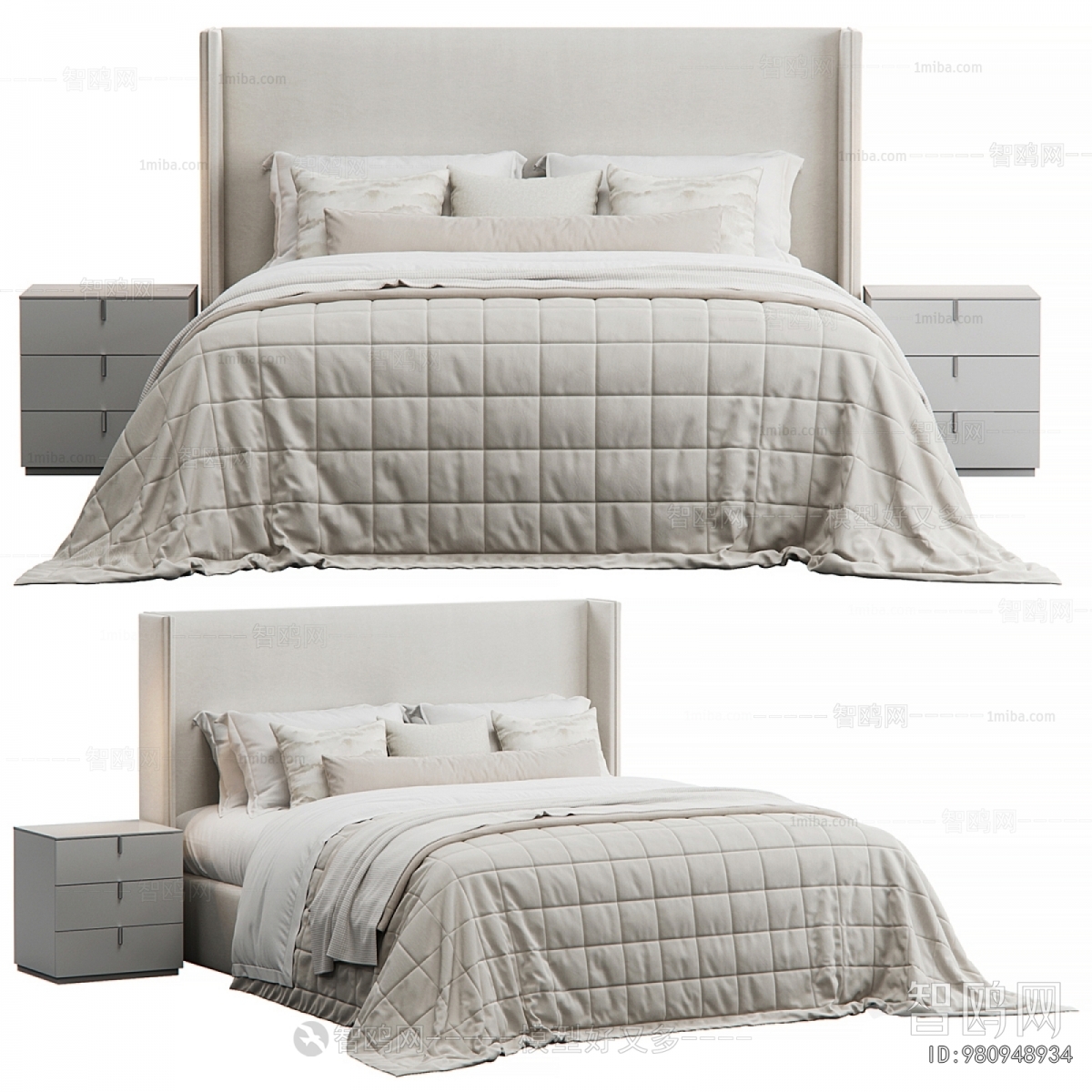 Modern Double Bed