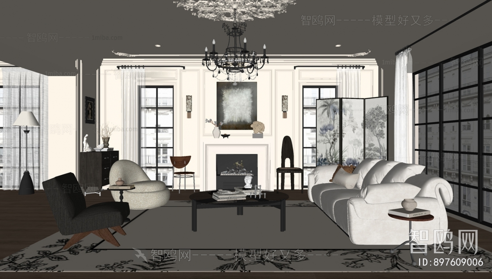 French Style A Living Room