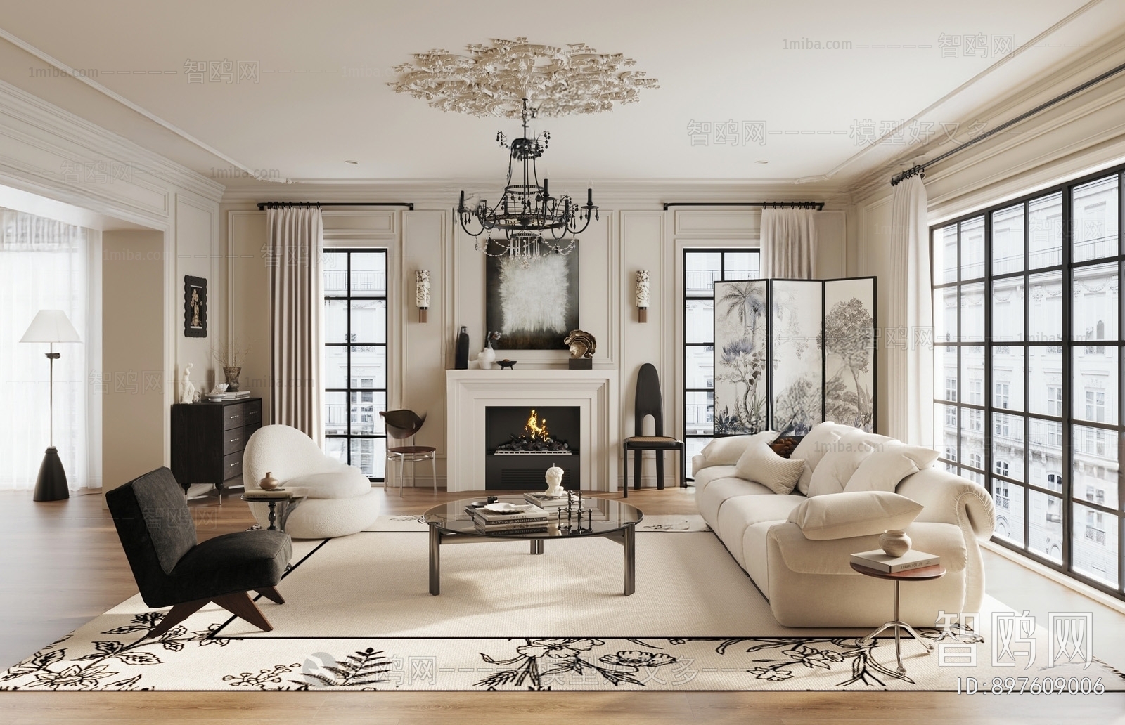 French Style A Living Room