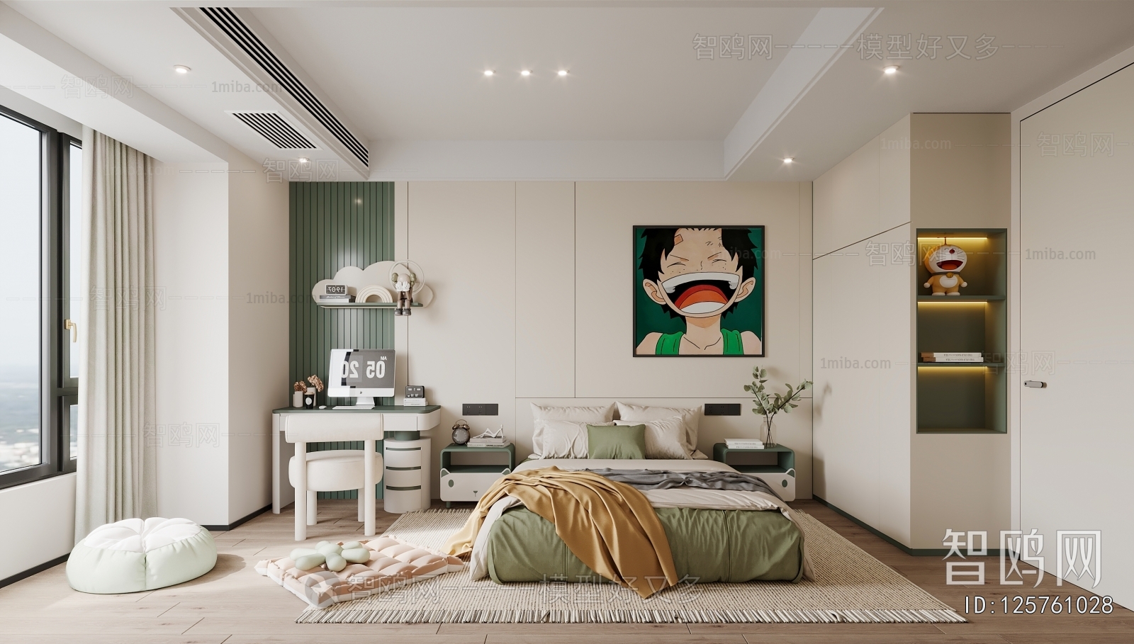 Modern Boy's Room And Son's Room