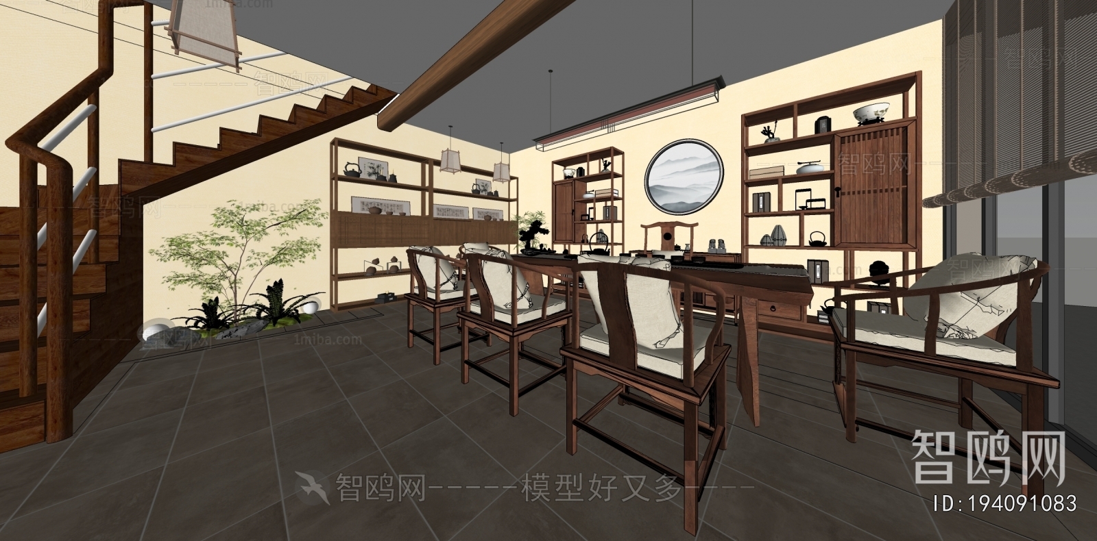 New Chinese Style Teahouse Tea House