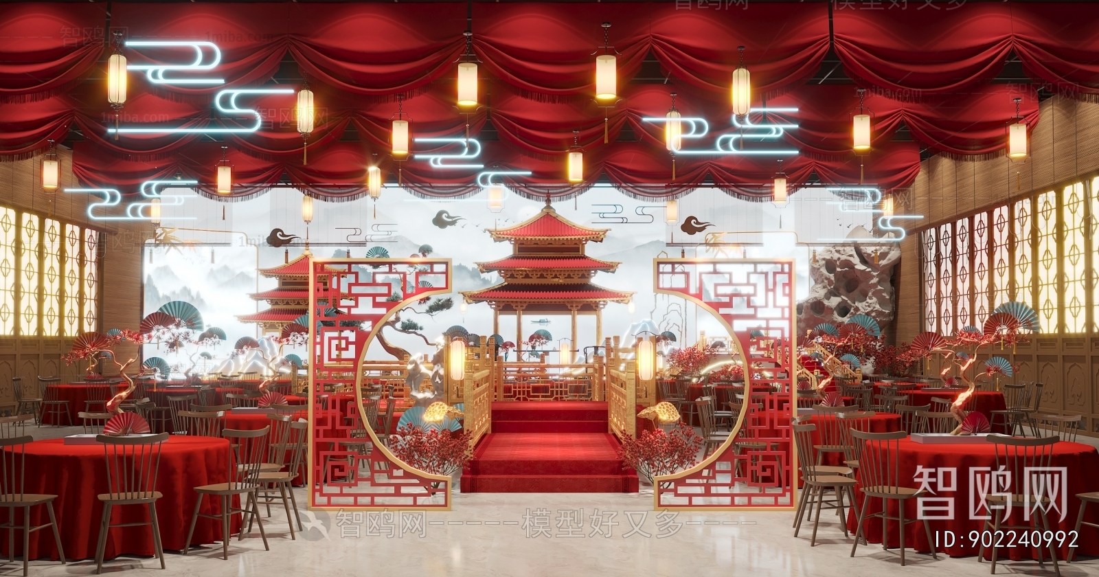 Chinese Style Banquet Hall