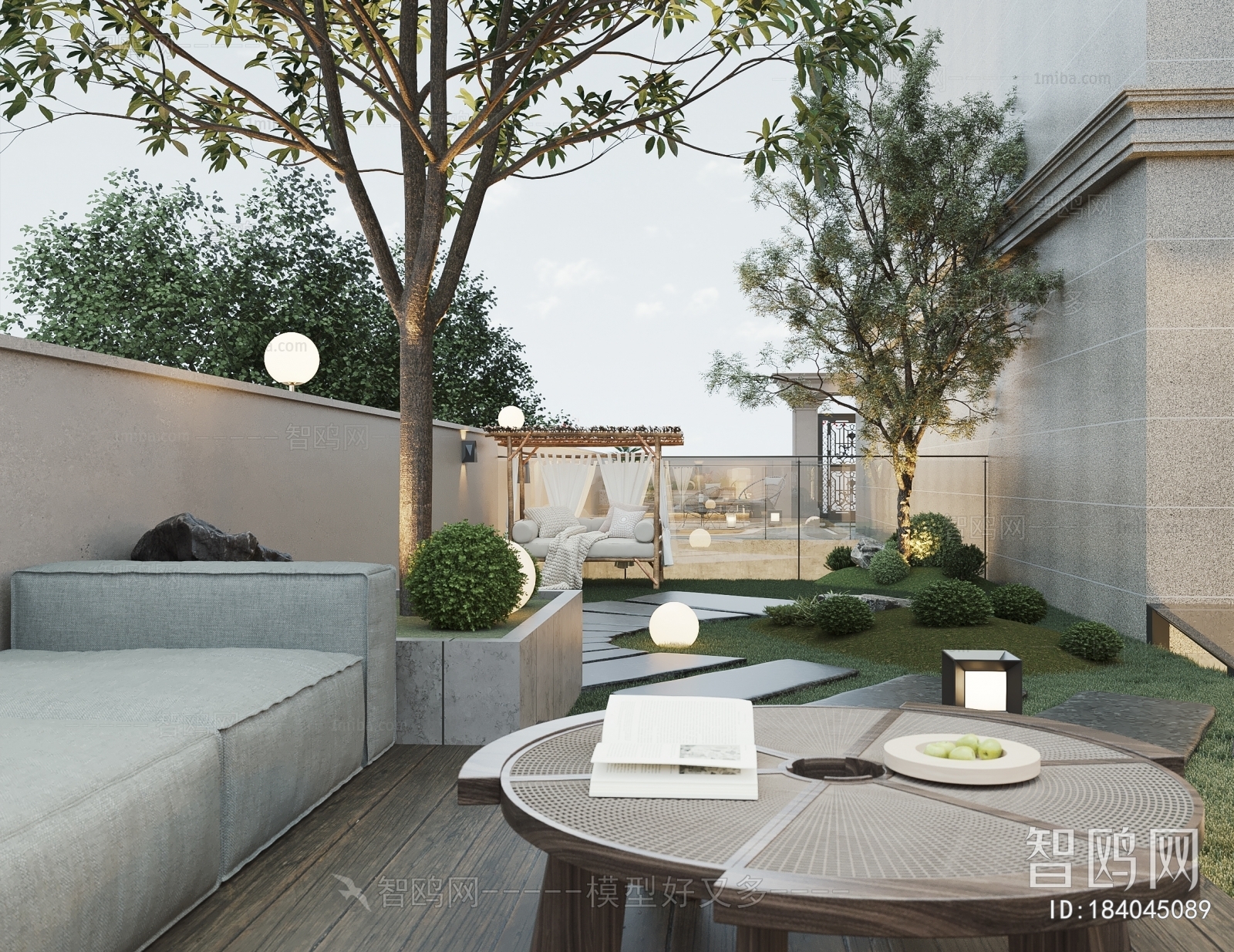 Modern Courtyard/landscape