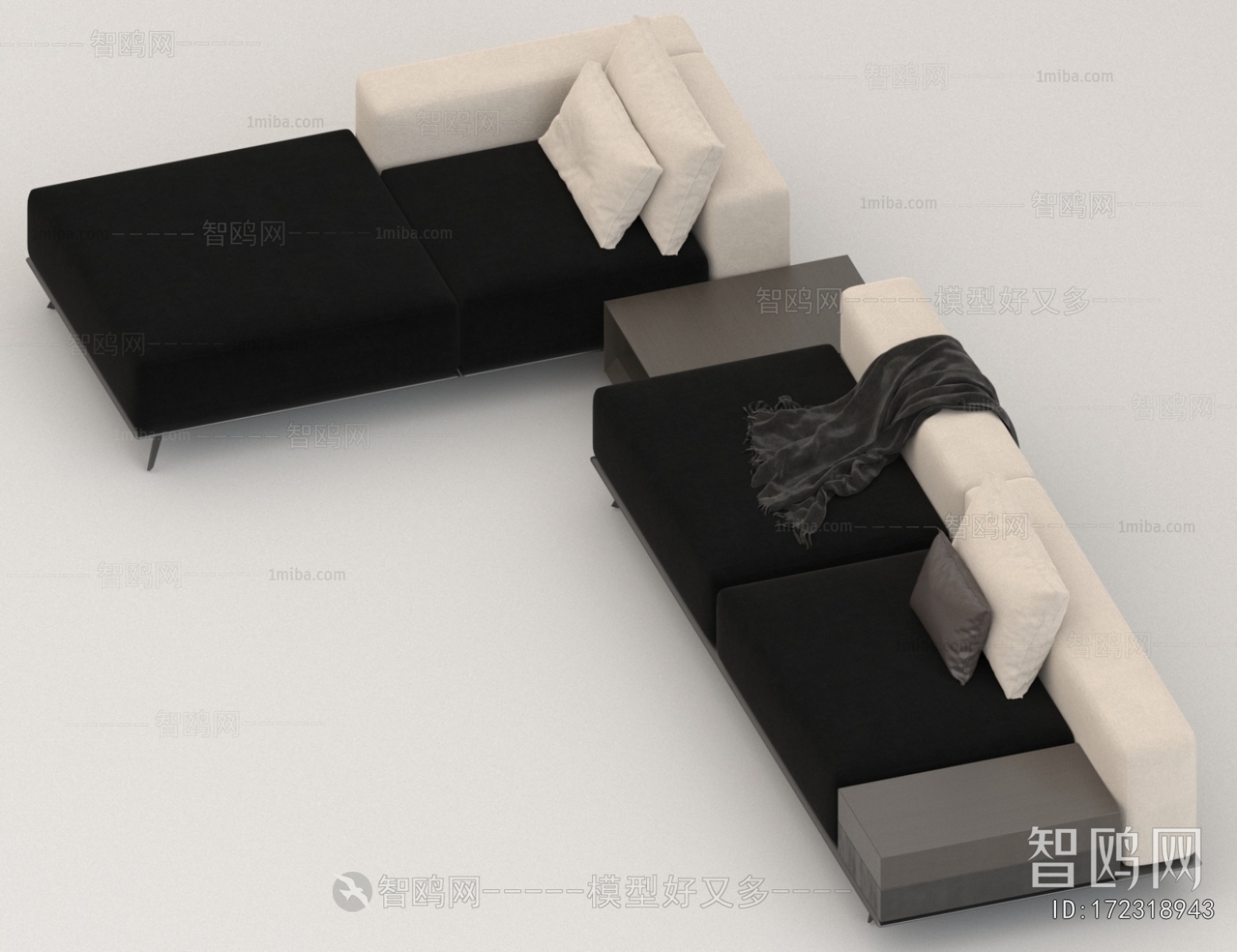 Modern Multi Person Sofa