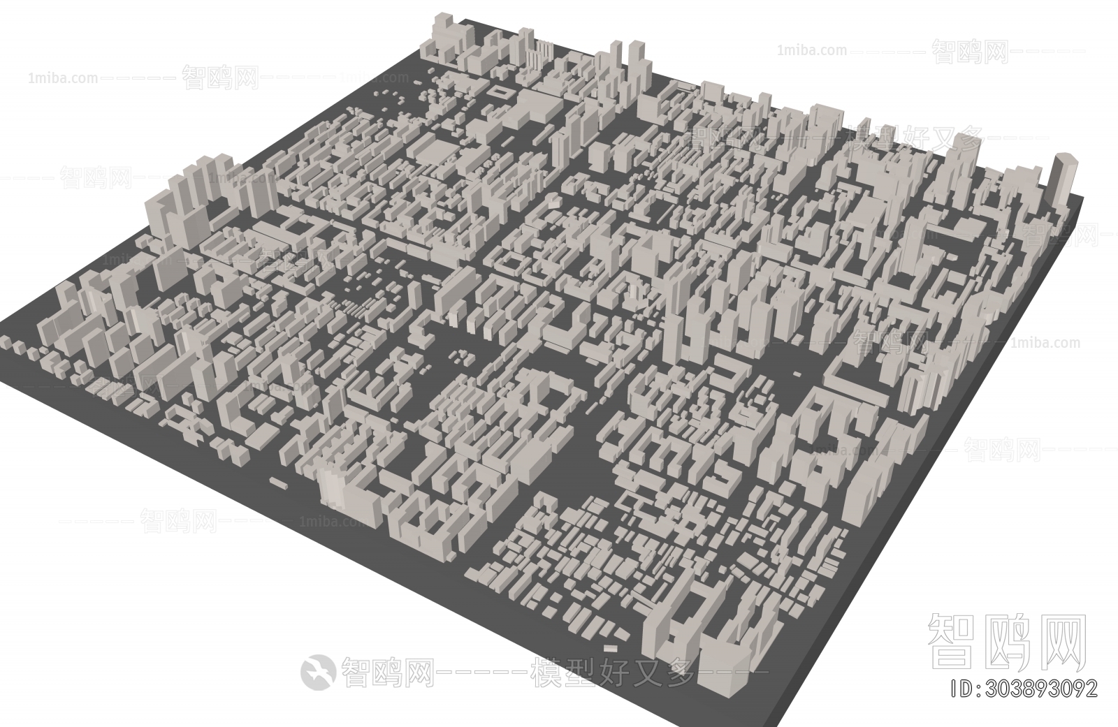 Modern Architectural Bird's-eye View Planning