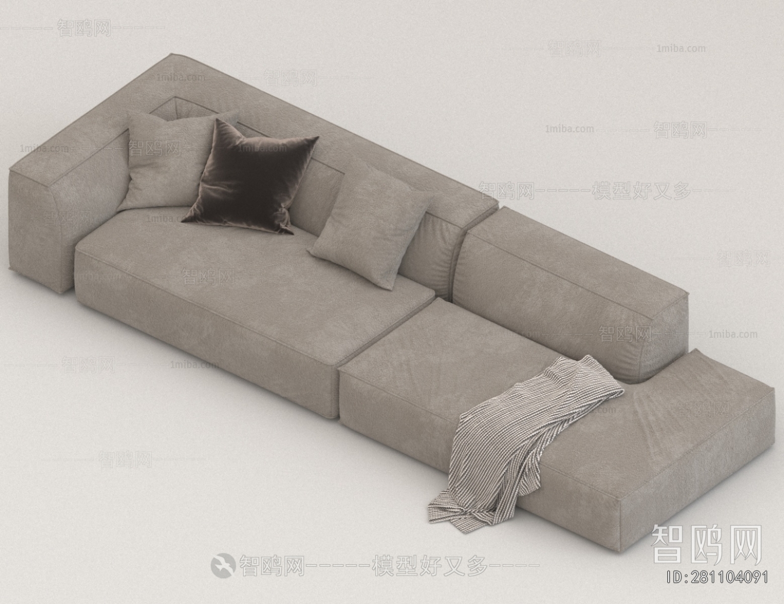 Modern Multi Person Sofa