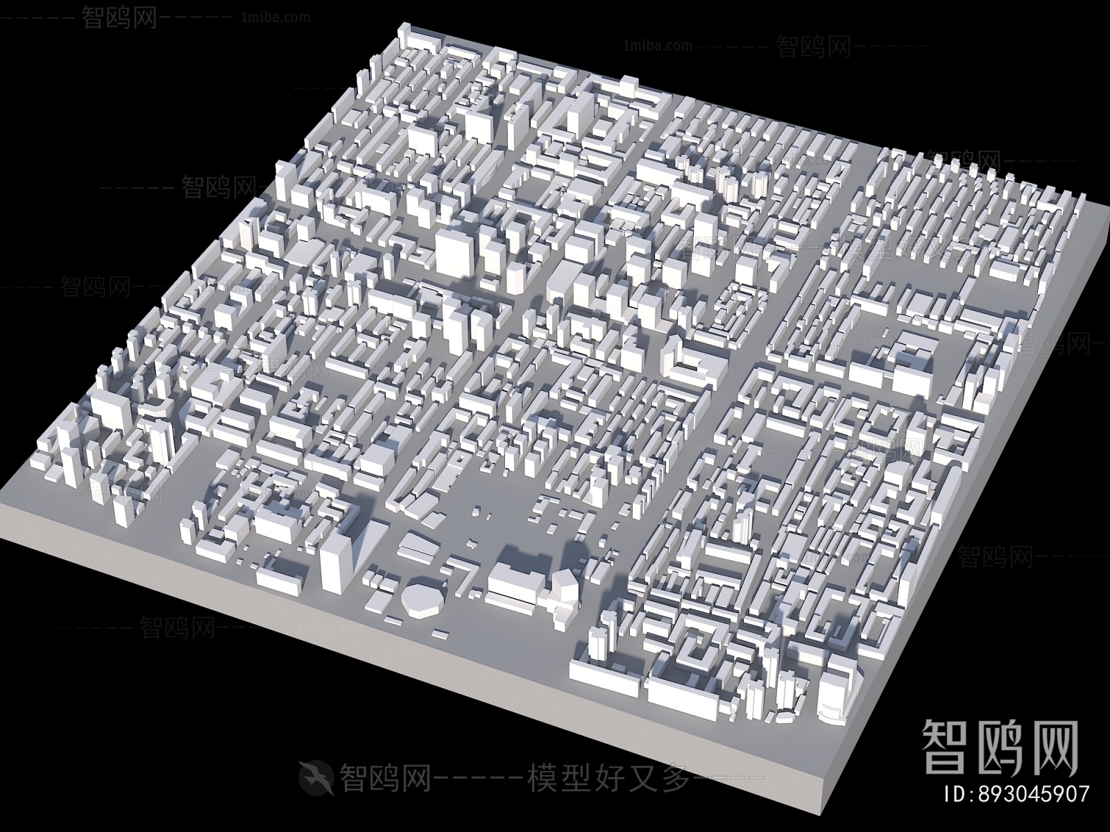 Modern Architectural Bird's-eye View Planning