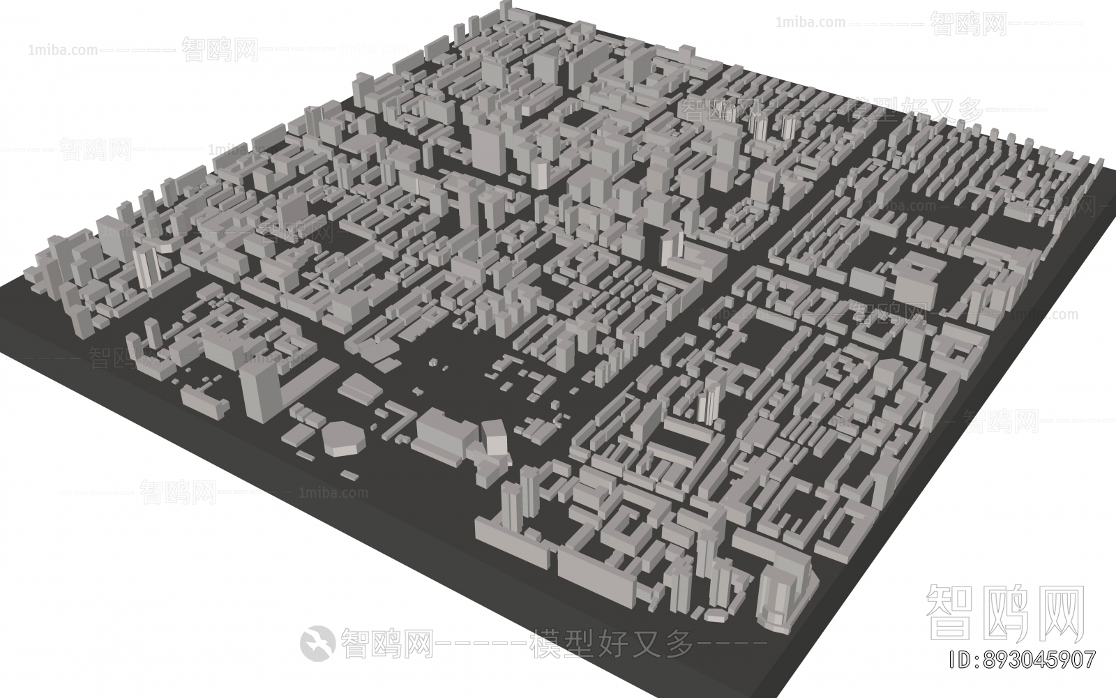 Modern Architectural Bird's-eye View Planning