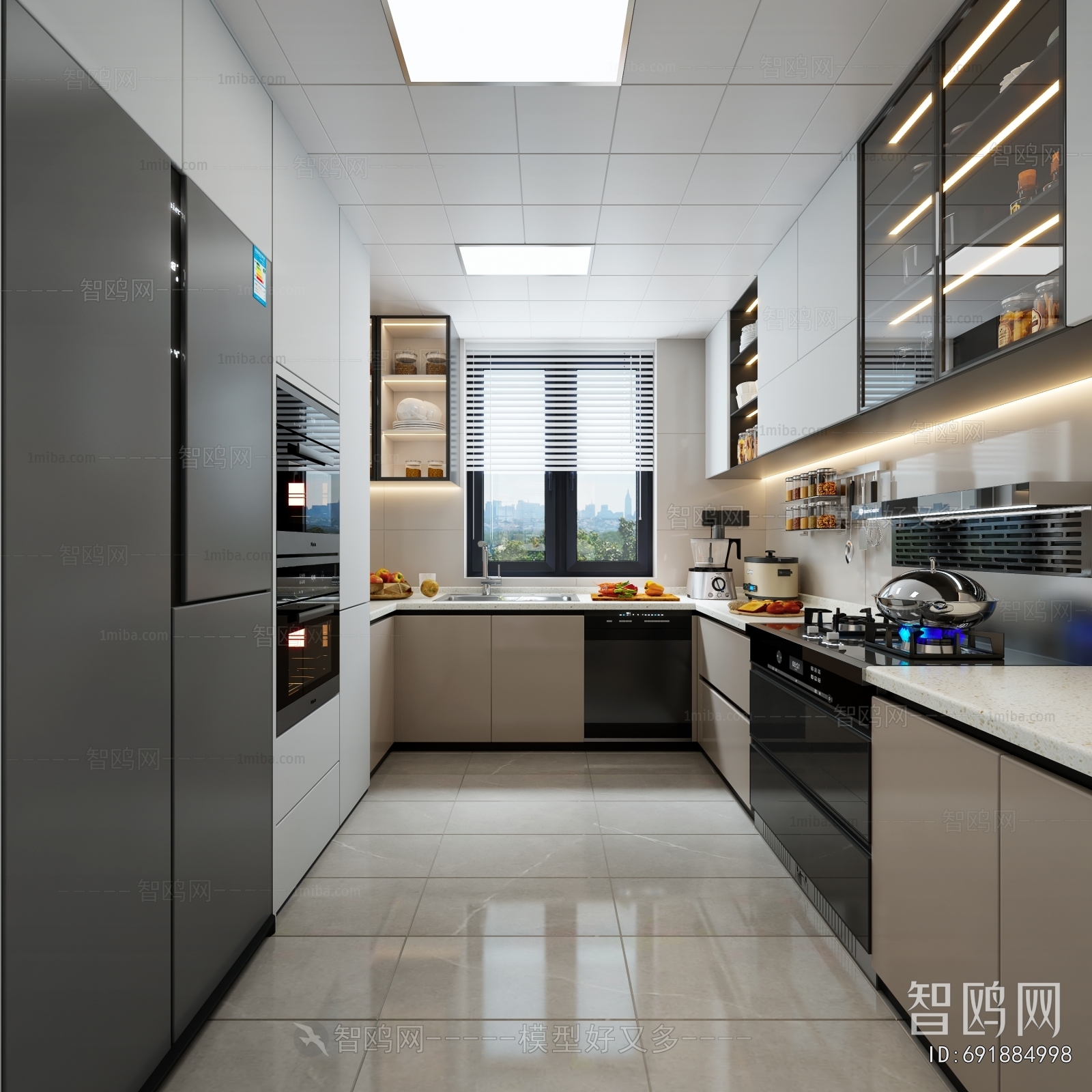 Modern The Kitchen