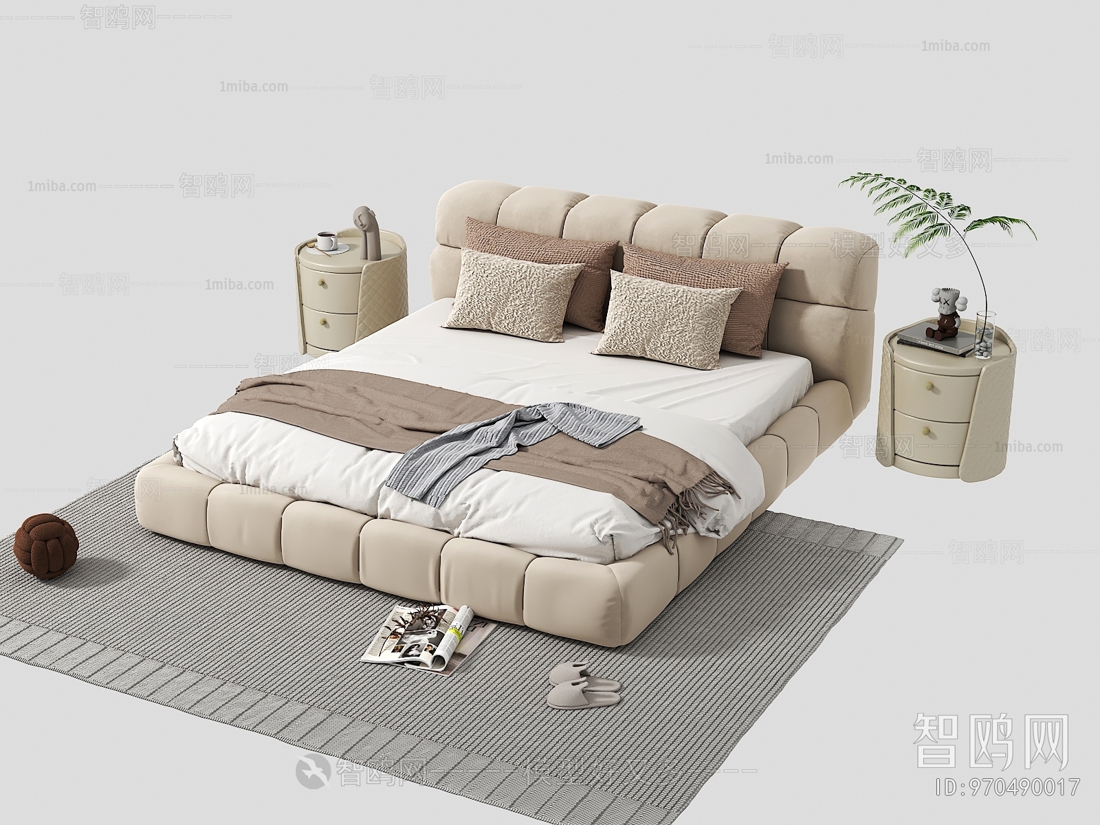 French Style Double Bed