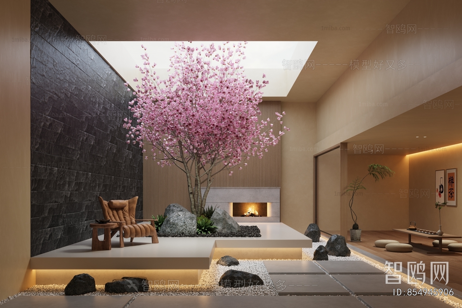 New Chinese Style Courtyard/landscape