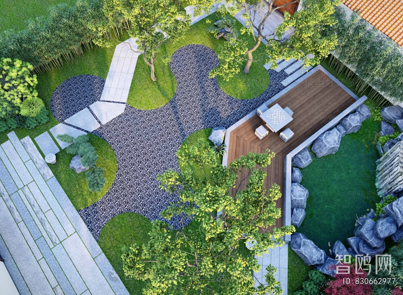 Japanese Style Courtyard/landscape