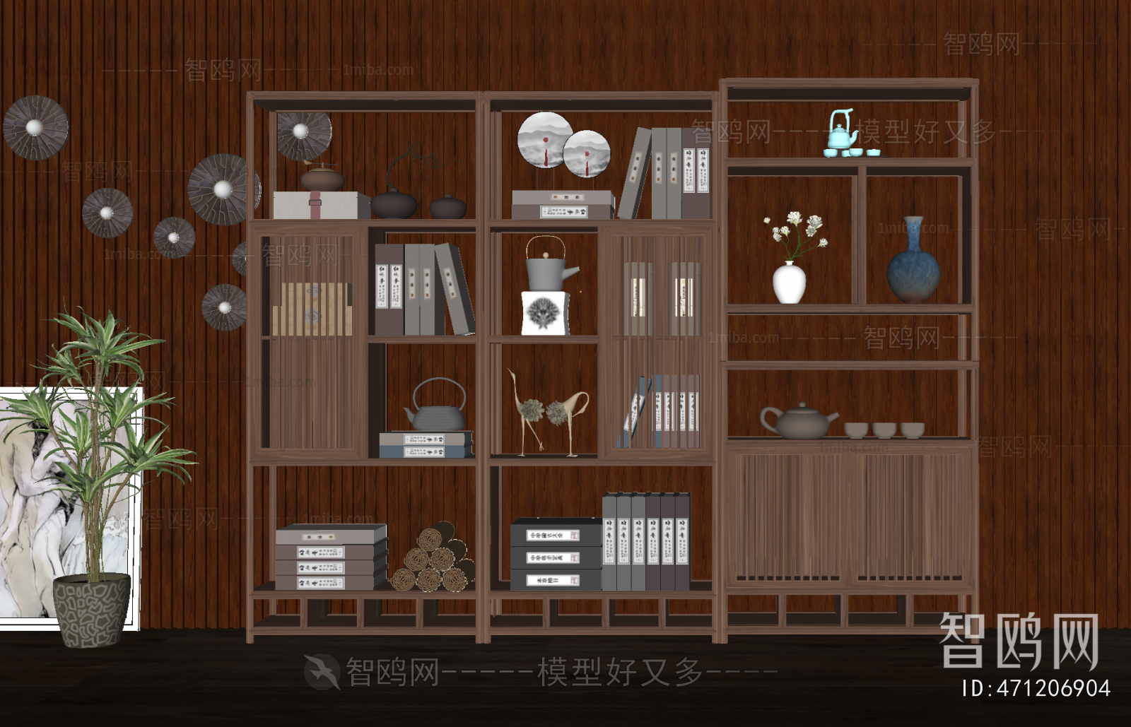 New Chinese Style Antique Rack