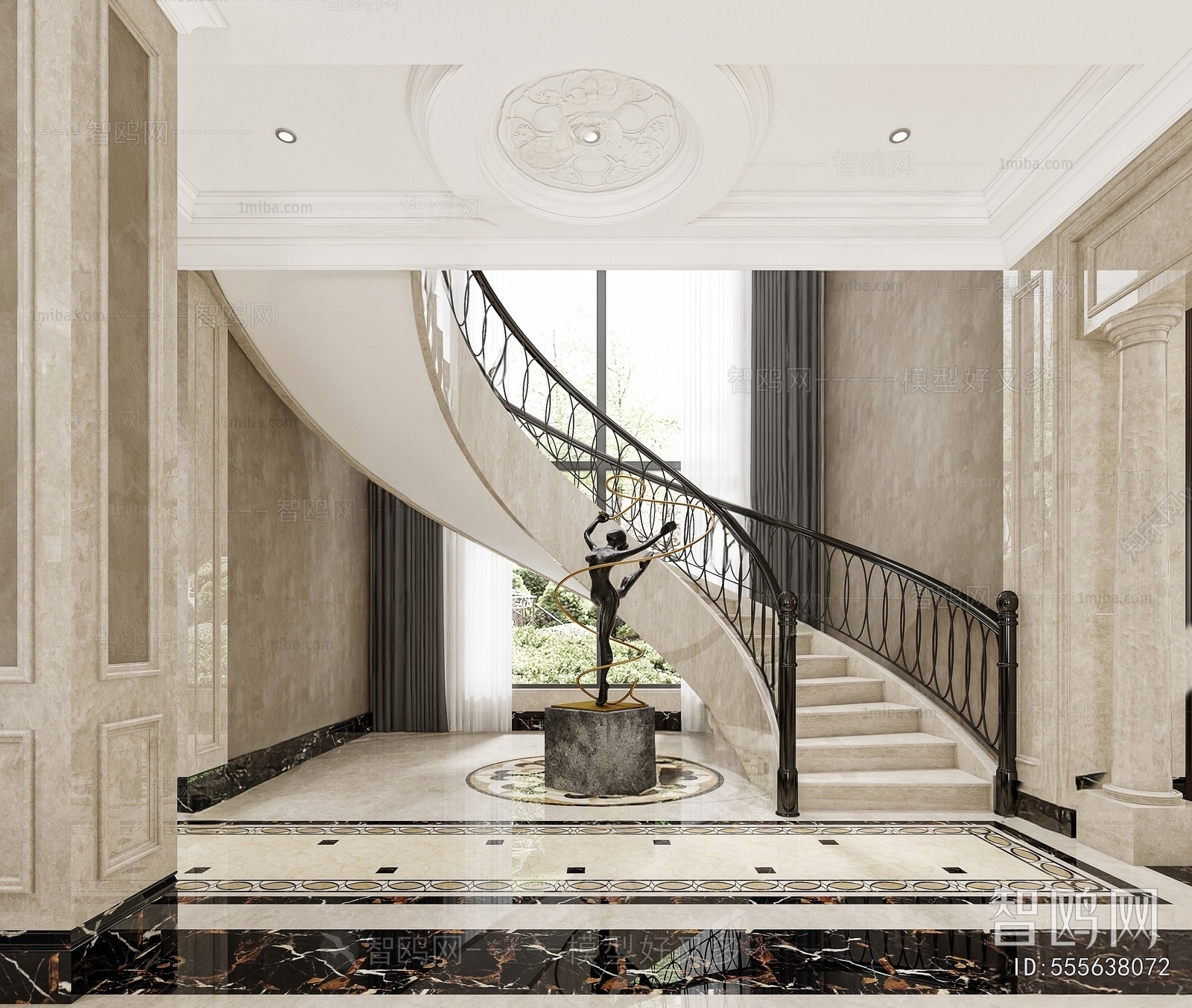 European Style Stairwell