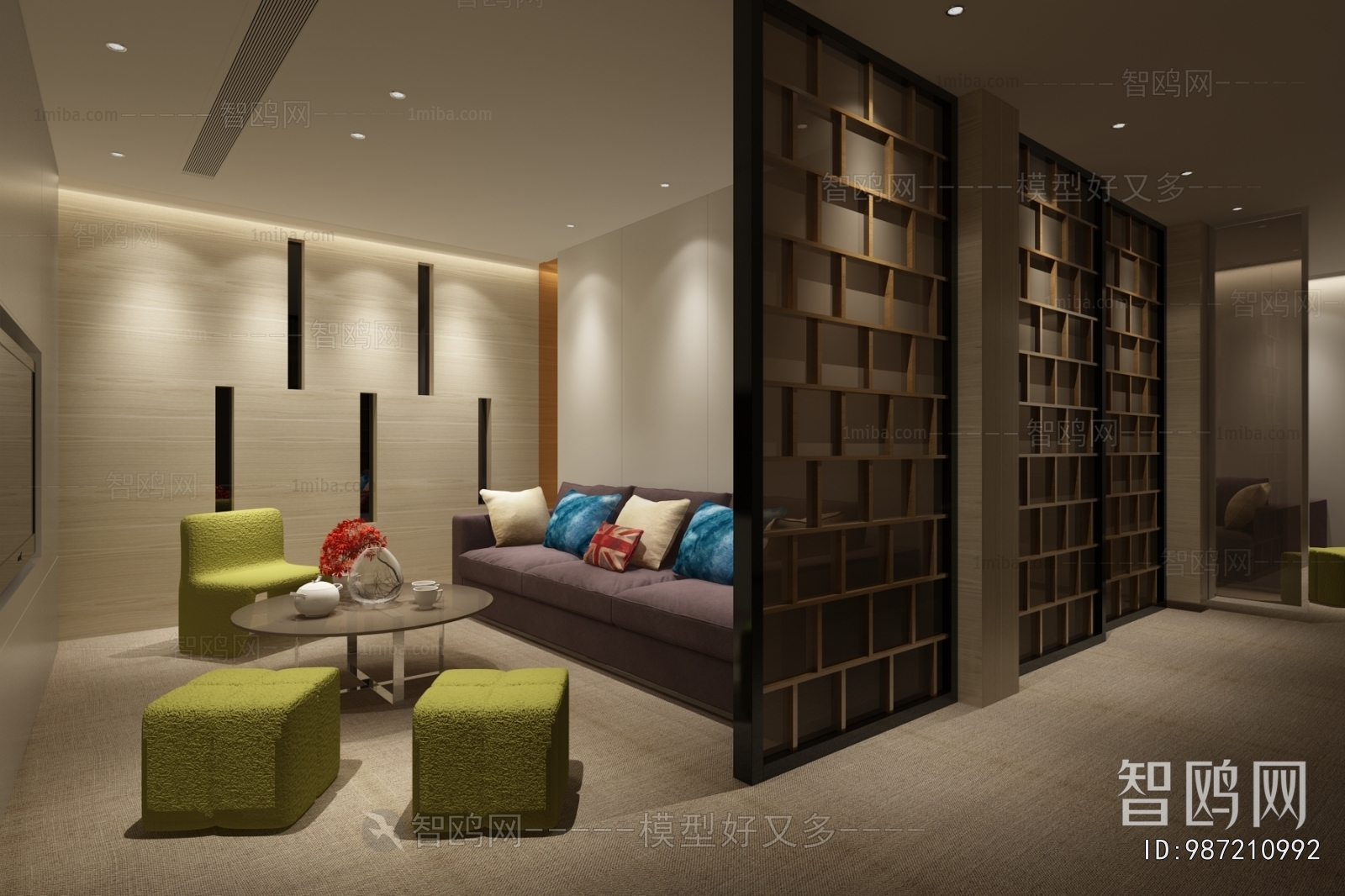 Modern Office Negotiation Area