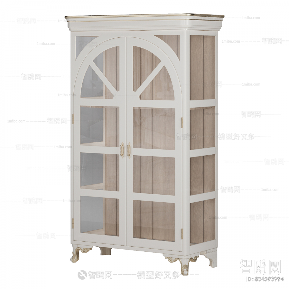 Simple European Style Wine Cabinet