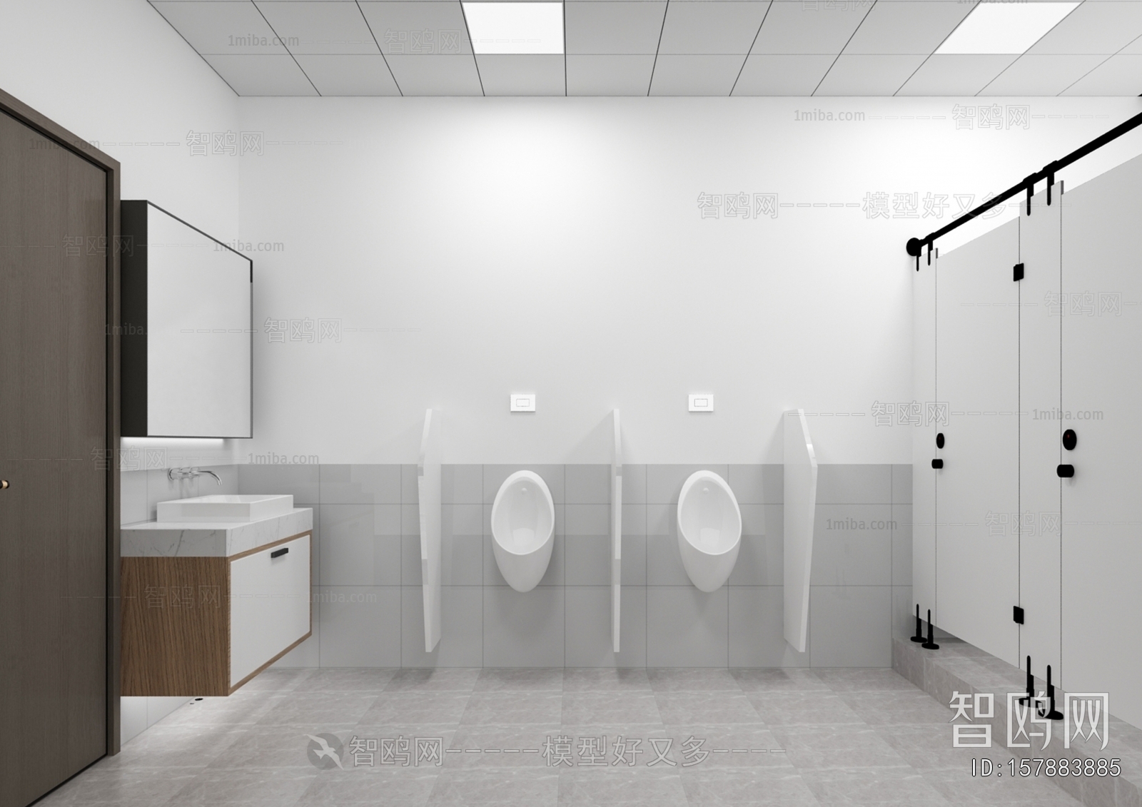 Modern Public Toilet