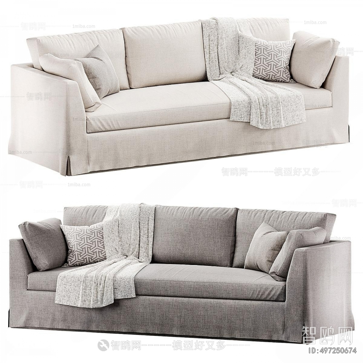 Modern Multi Person Sofa