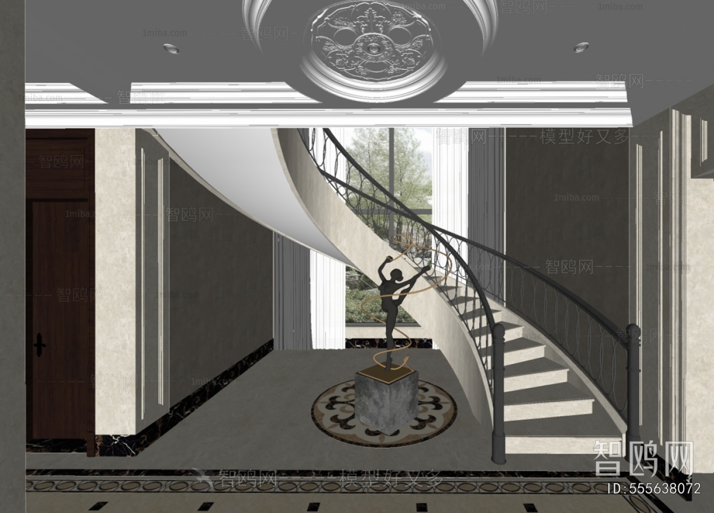 European Style Stairwell