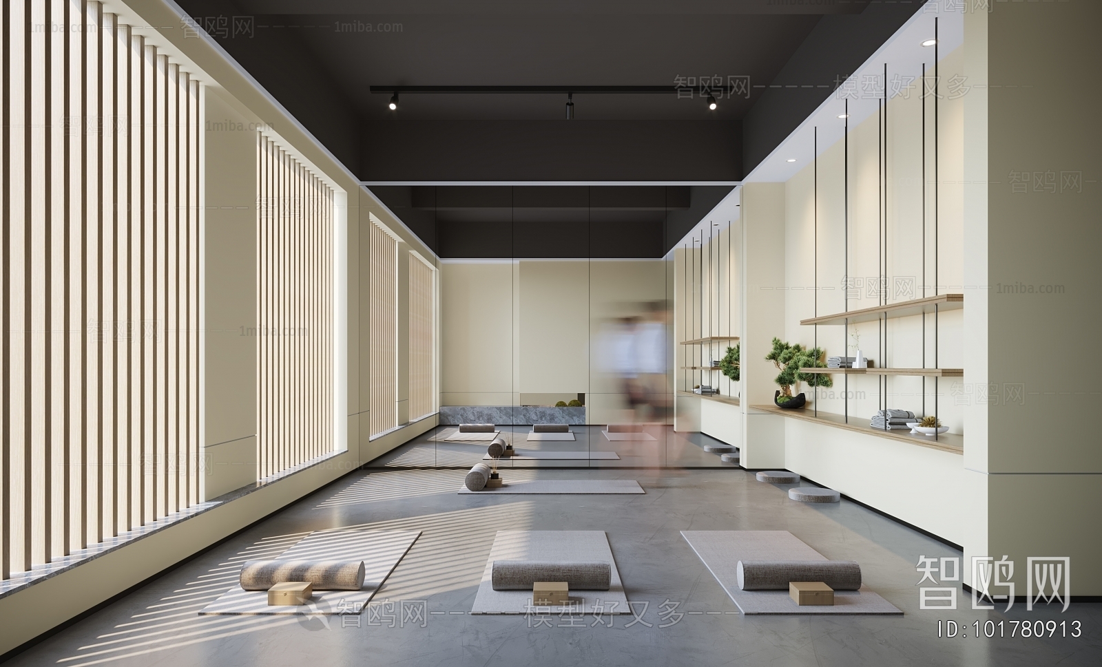 Modern Yoga Room