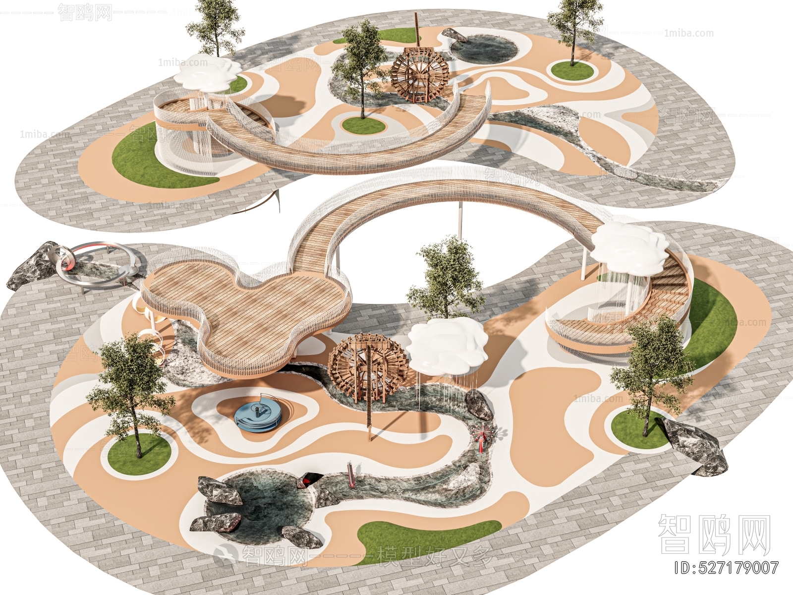 Modern Park Landscape