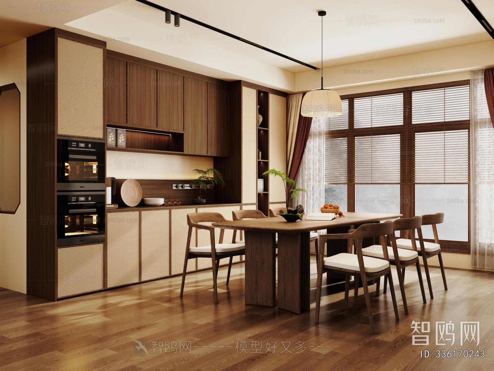 New Chinese Style A Living Room