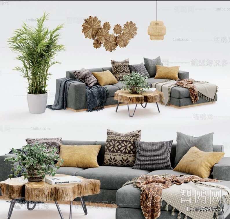 Nordic Style Sofa Combination