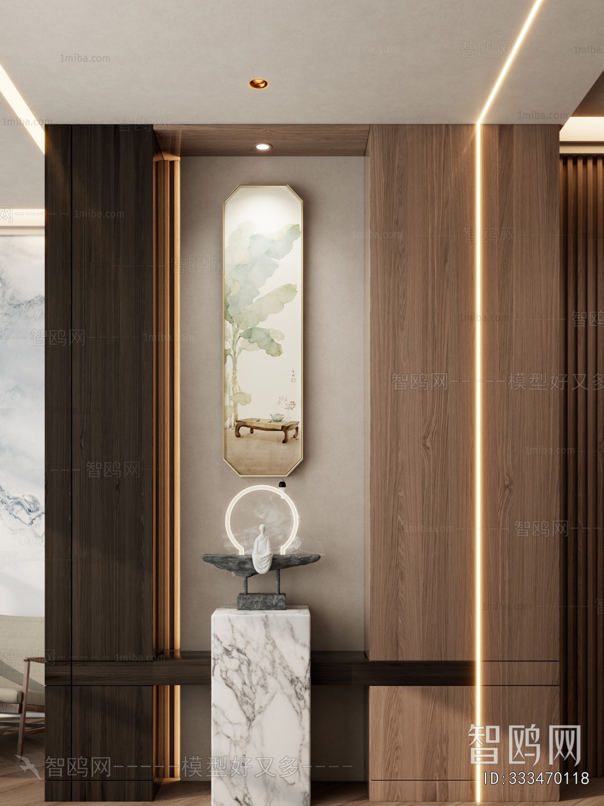 New Chinese Style Hallway