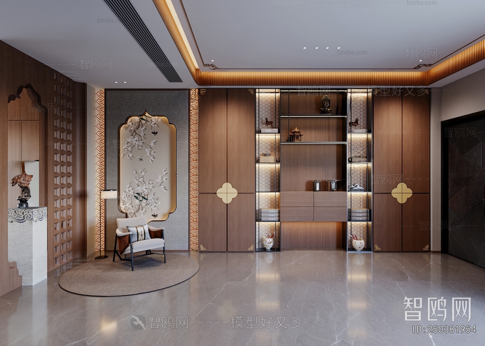 New Chinese Style Study Space