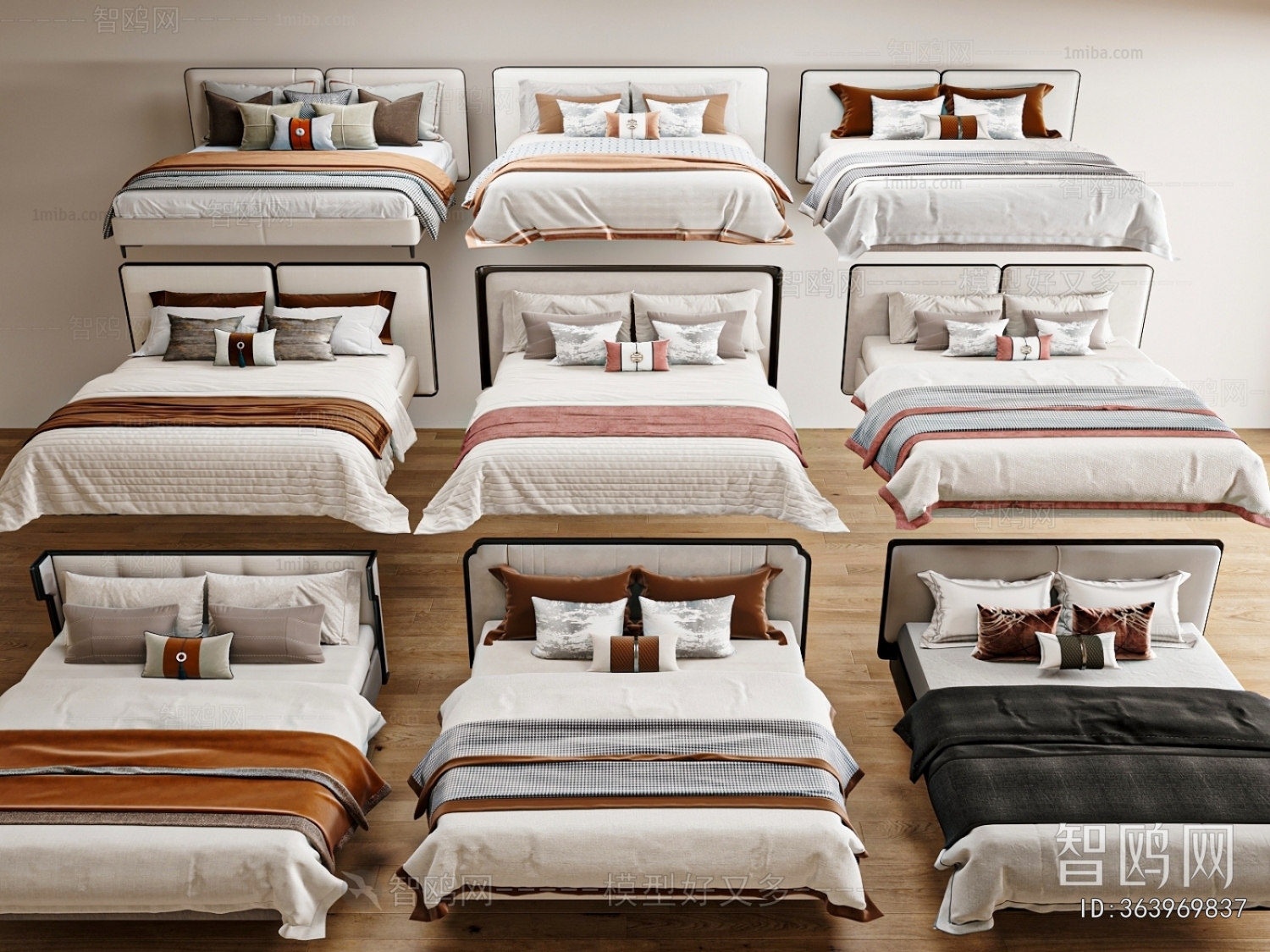 New Chinese Style Double Bed