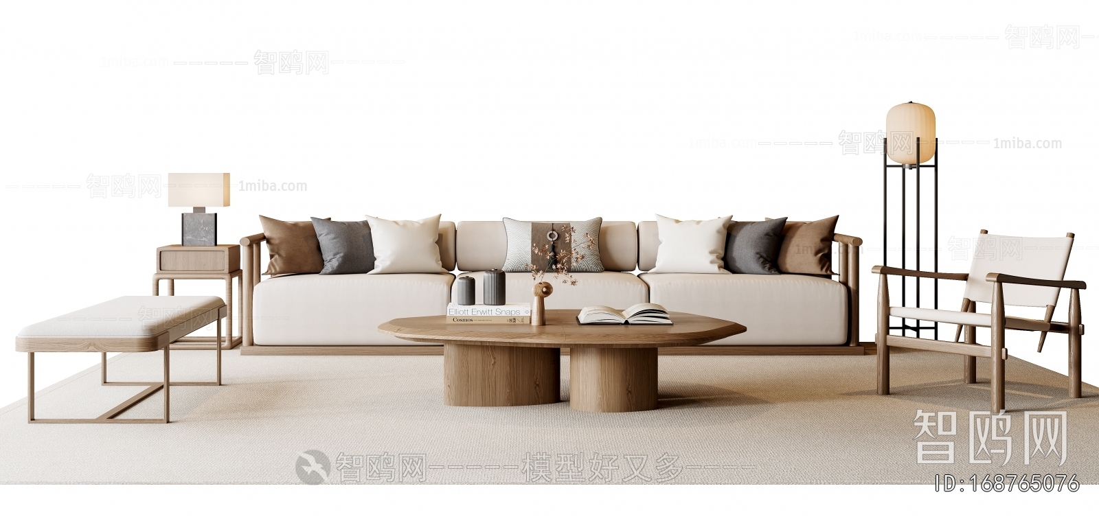 New Chinese Style Sofa Combination