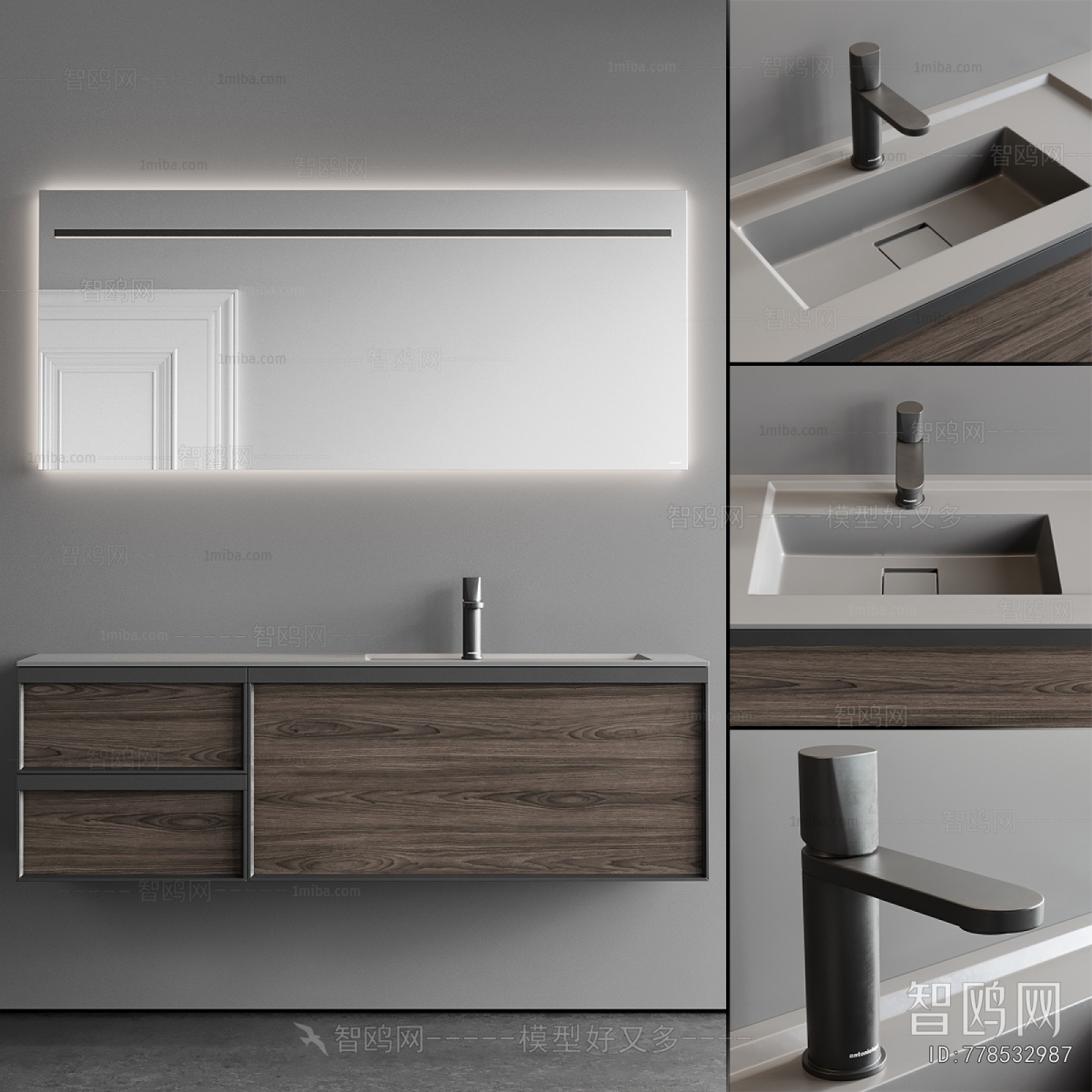 Modern Bedside Cupboard