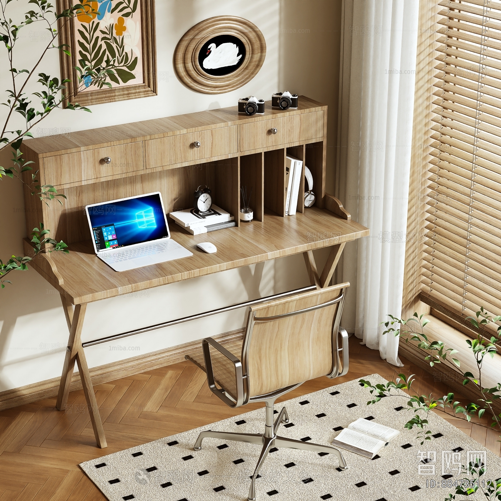 Modern Computer Desk And Chair