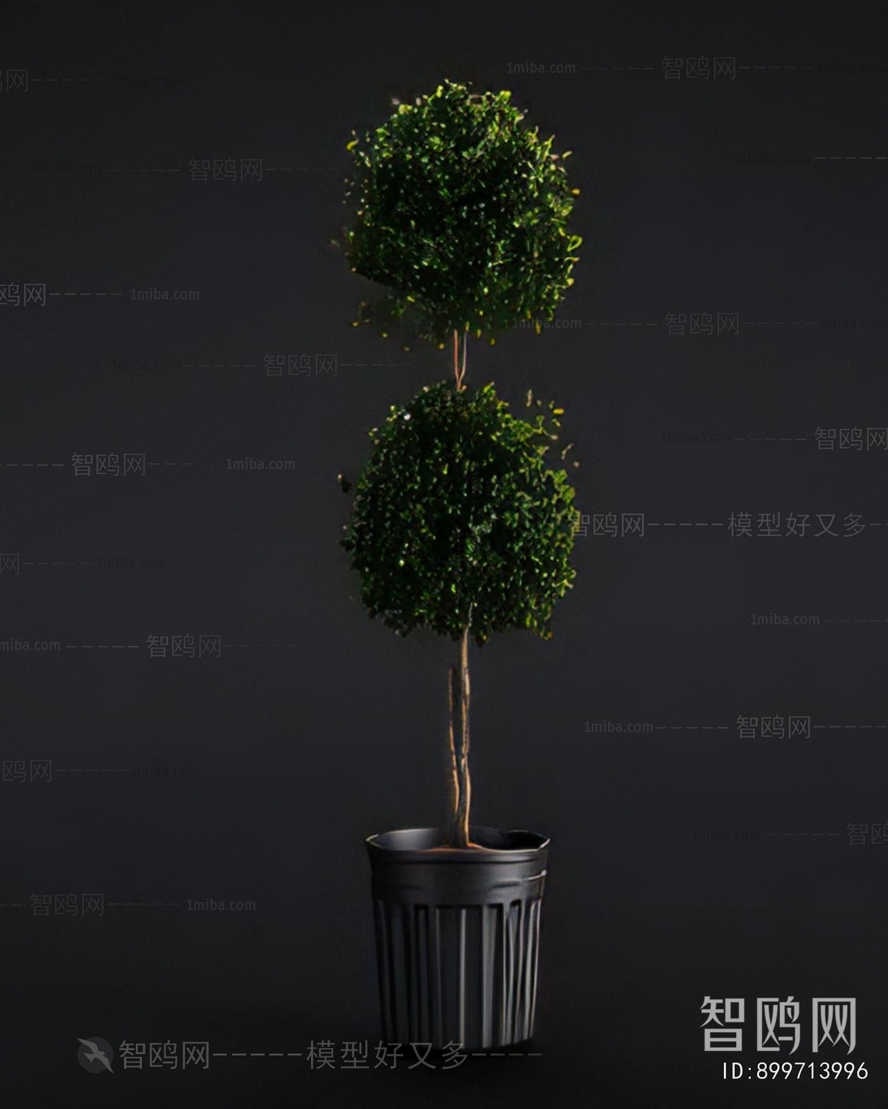 Modern Ground Green Plant Potted Plants