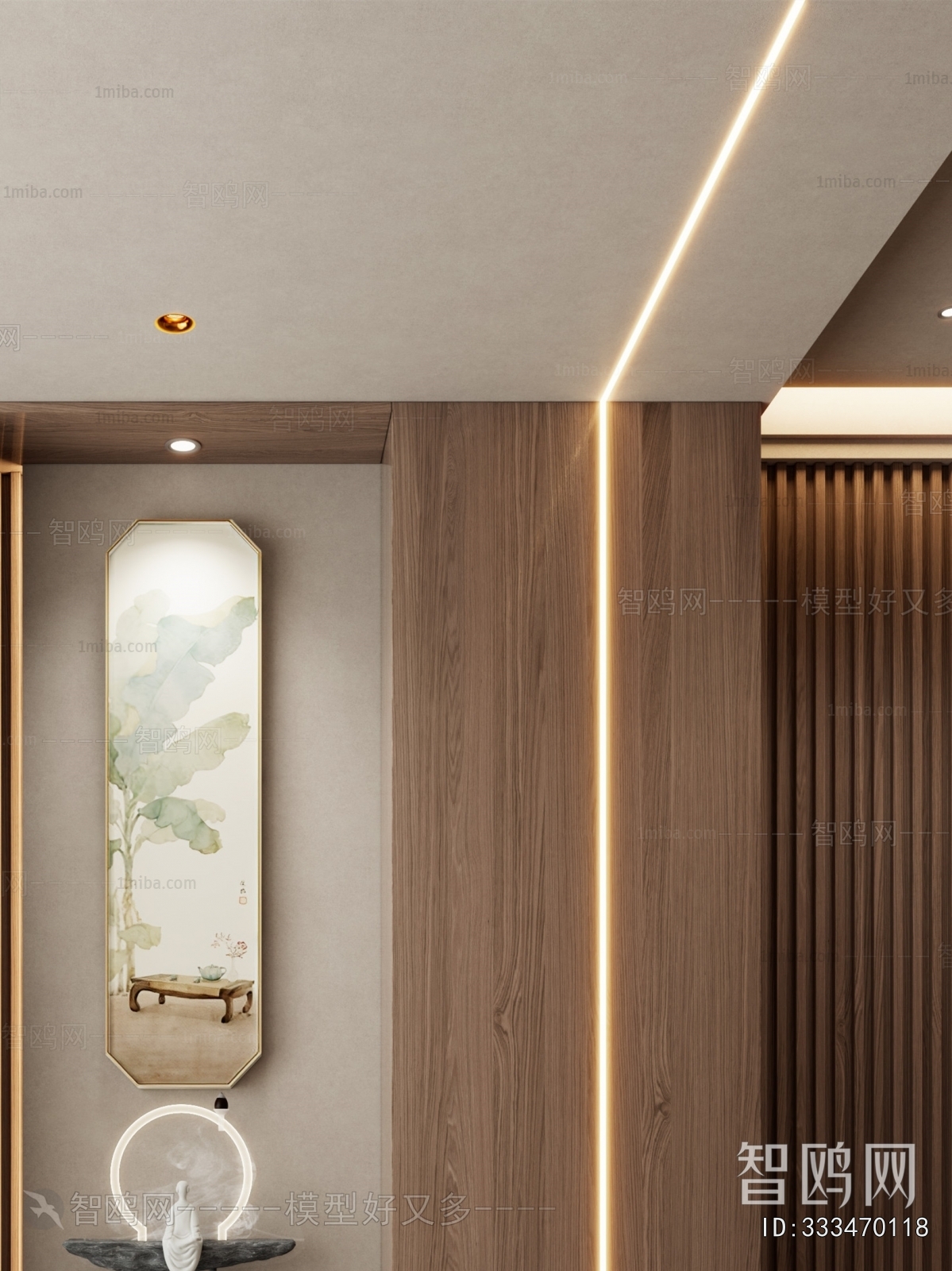 New Chinese Style Hallway