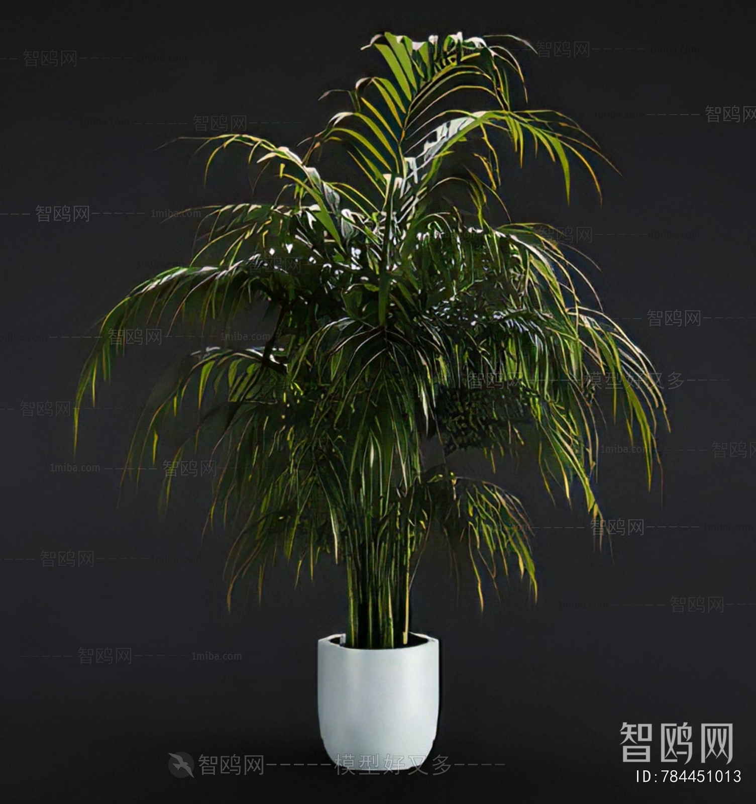 Modern Ground Green Plant Potted Plants