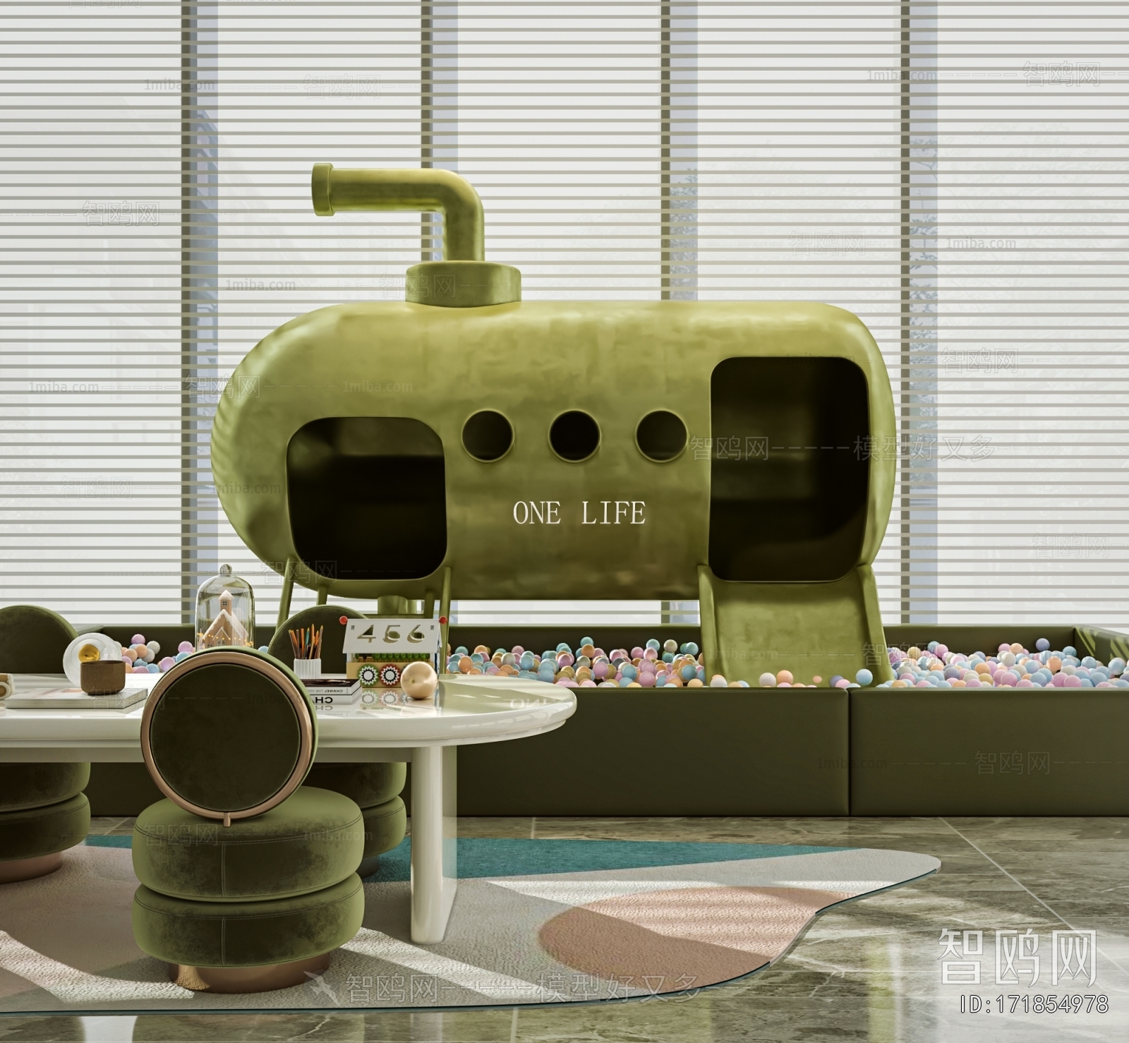 Modern Real Estate Sales Office