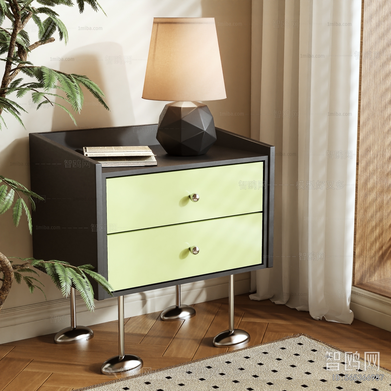 Modern Bedside Cupboard