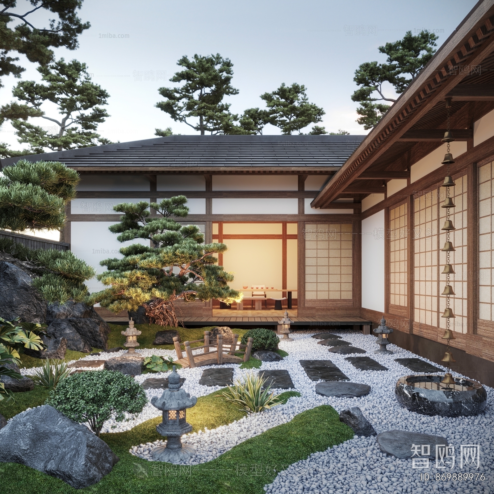New Chinese Style Courtyard/landscape