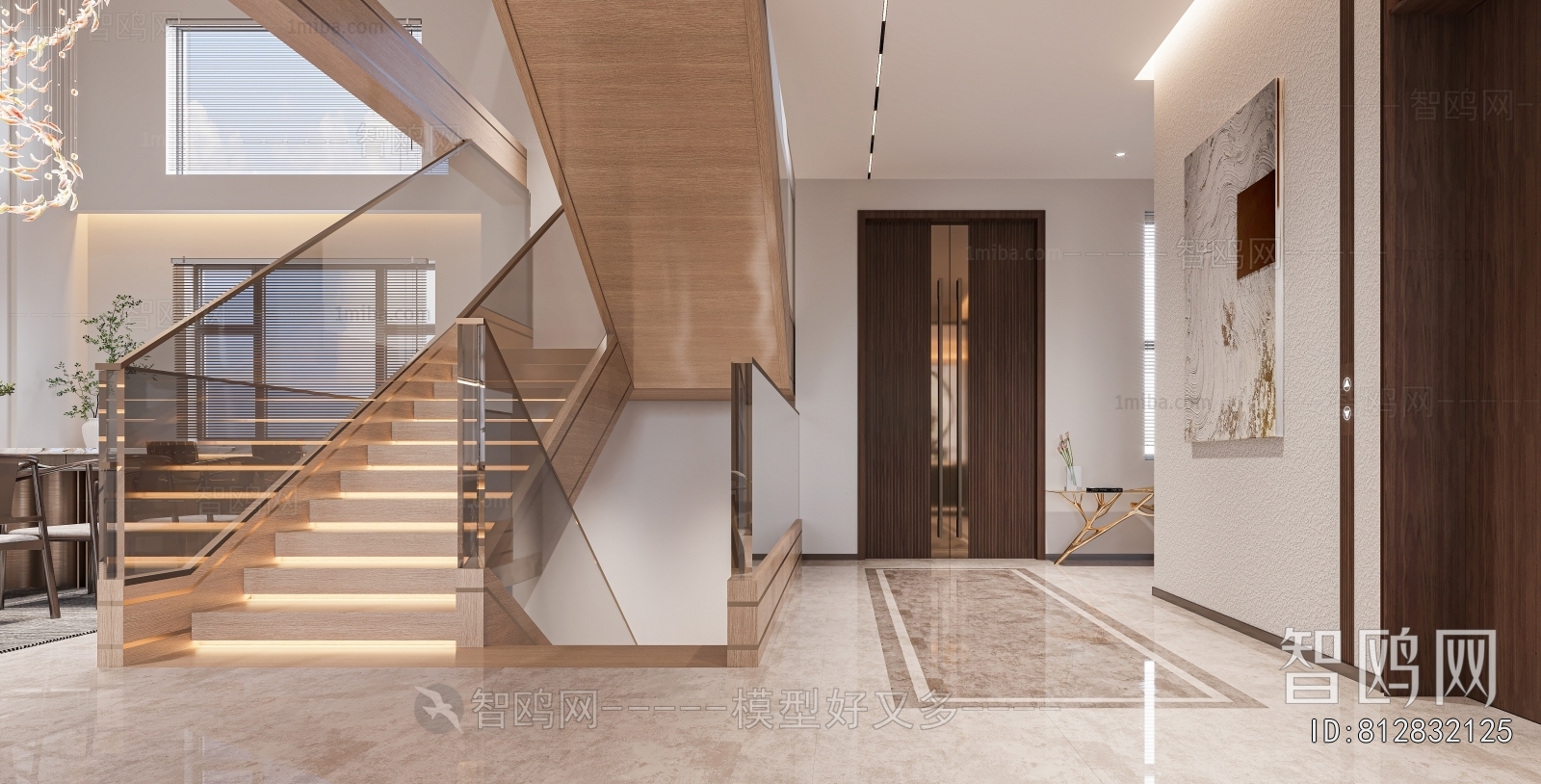 New Chinese Style A Living Room