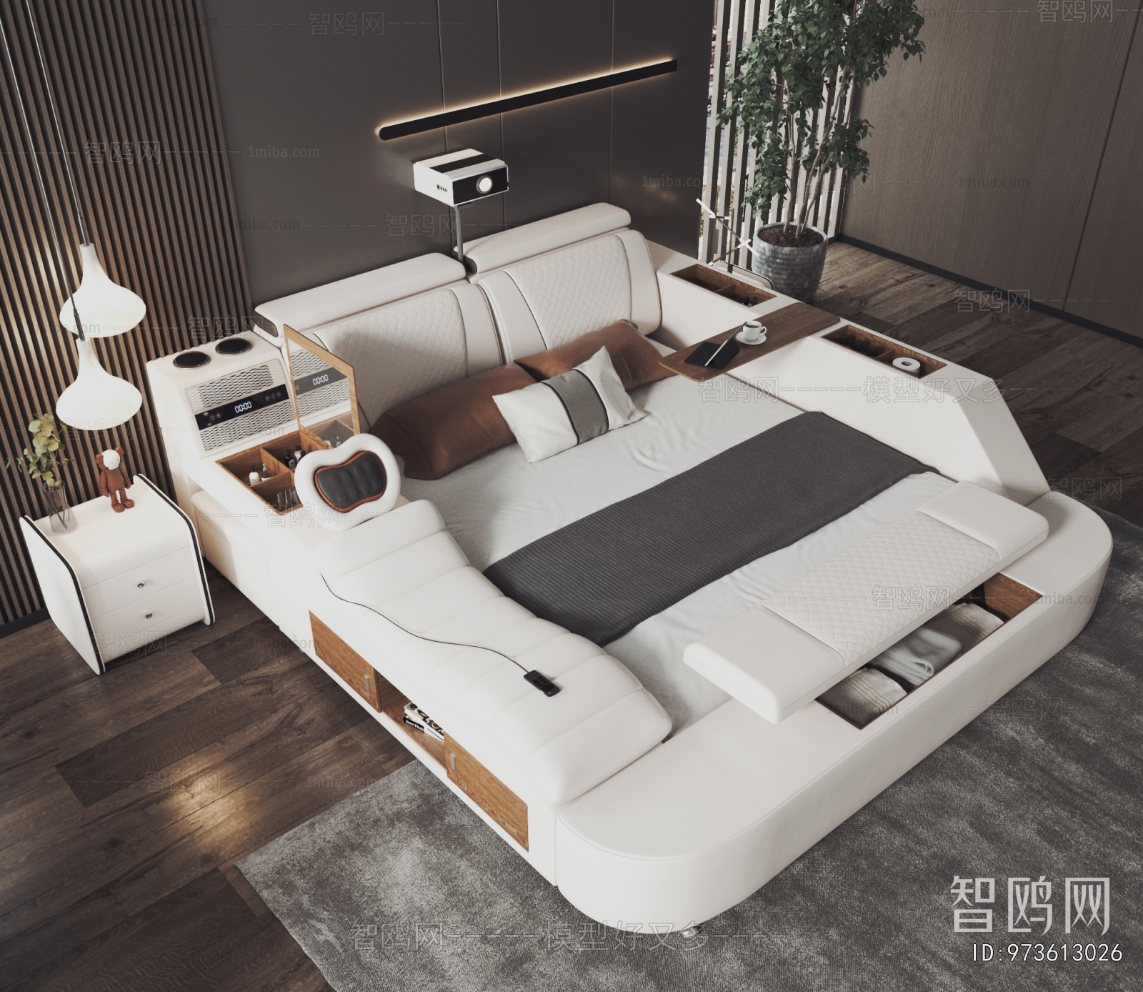 Modern Double Bed